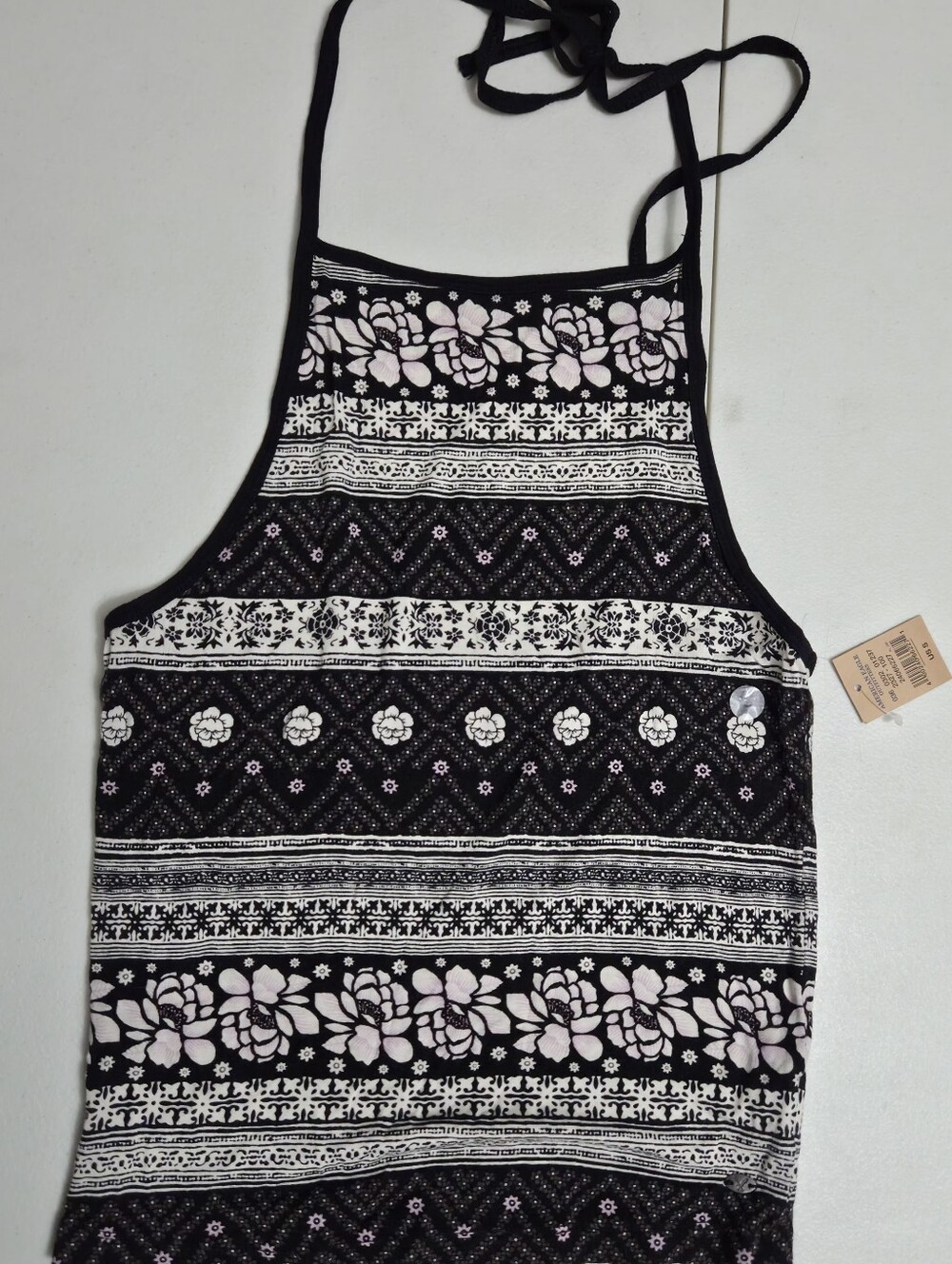 NWT American Eagle Boho Floral Geometric Halter Tank Top - Size S